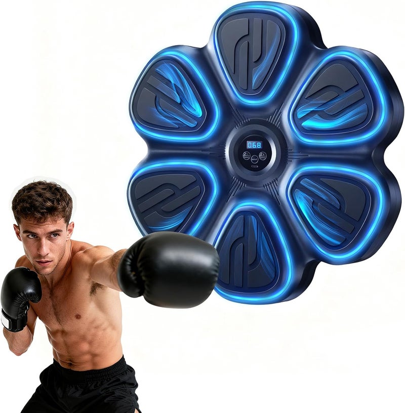 changenow Music Boxing Machine for Kids&Adults,Bluetooth Smart Boxing Training Machine,Wall Target Punching Workout for Kids,Reflex Training Suitable for Home,Office,Gym,Fun Fitness Equipment - Image 1